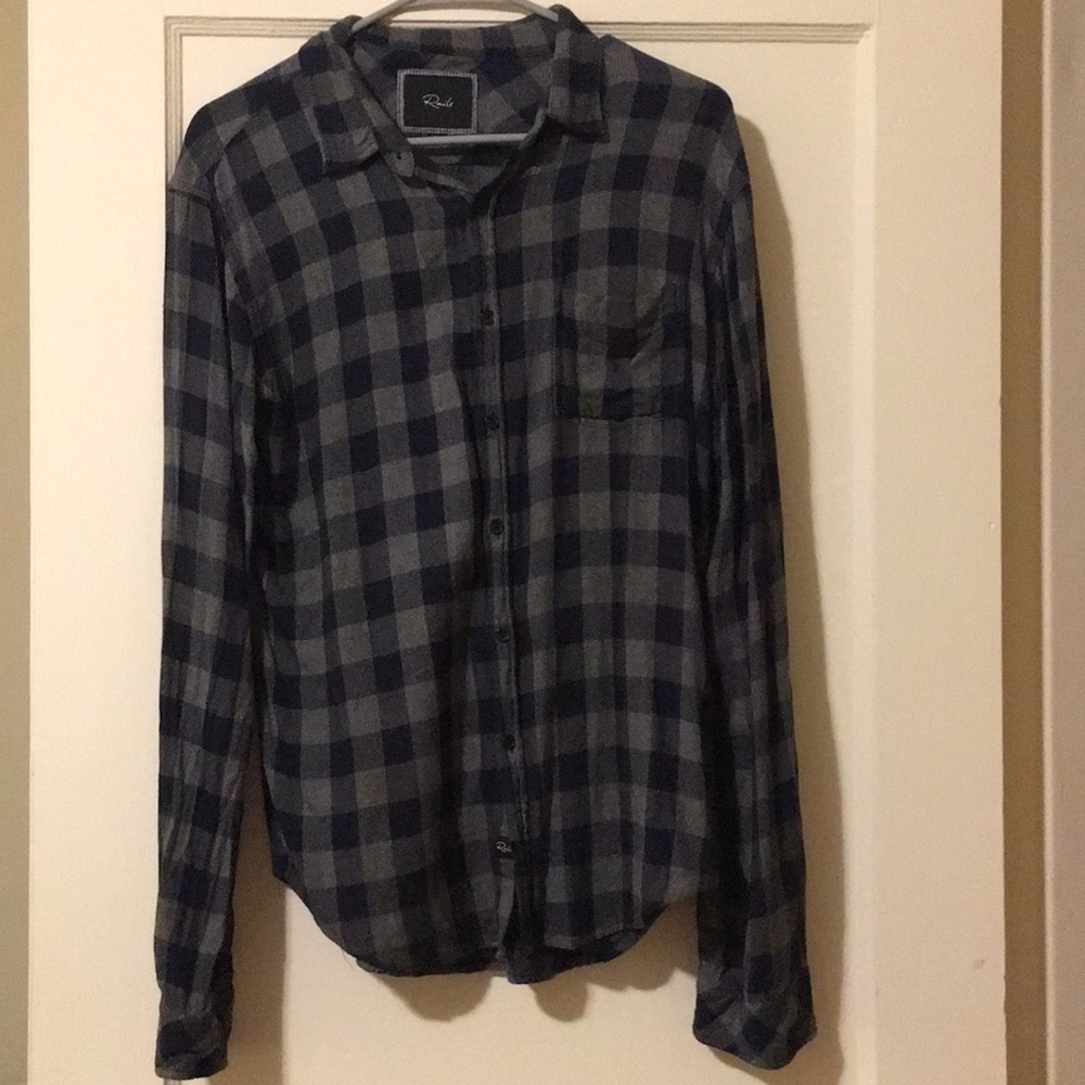 Rails button down